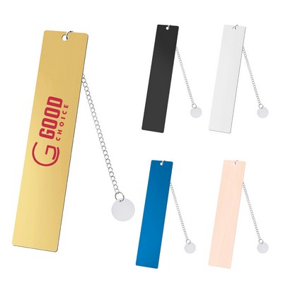 Metal Bookmark W/Pendant