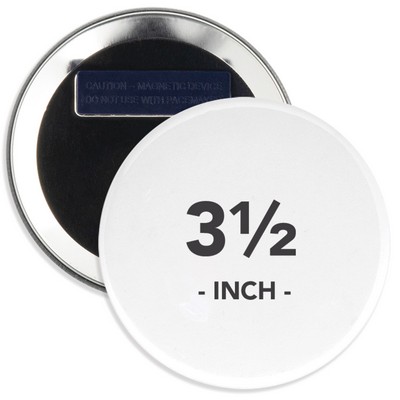 3.5" Round Wearable Clothing Magnet Buttons
